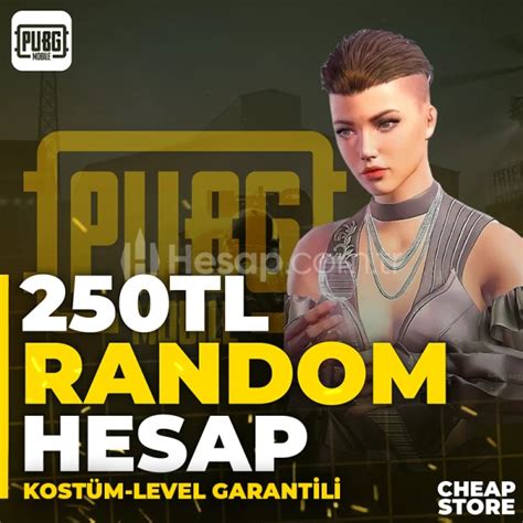 250 TL ULTRA VIP RANDOM HESAP PUBG MOBİLE 31624