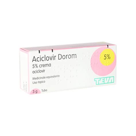 Aciclovir Dorom 3 gr Farmaco Equivalente