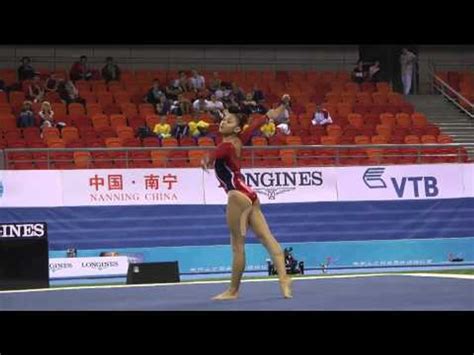 Kyla Ross Floor Exercise 2014 World Championships Podium Training