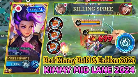 CARA MAIN KIMMY MID LANE SEASON 31 BUILD EMBLEM KIMMY PALING SAKIT