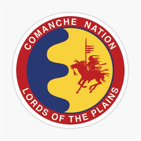 Comanche Nation Seal Lords Of The Plains Sticker Sticker For Sale By