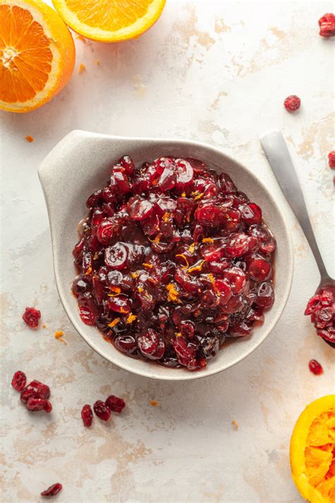 Cranberry Sauce With Dried Cranberries The Live In Kitchen