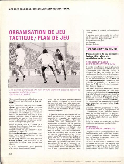 Pdf Organisation De Jeu Tactique Plan De Jeuuv S Cerimes Fr Media