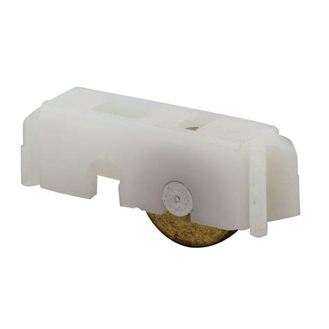 Prime Line 9 16 In Brass Wheel Sliding Window Roller Assembly 2 Pack