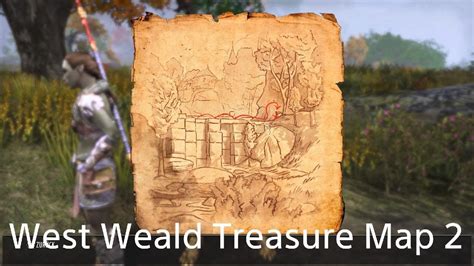 ESO Gold Road West Weald Treasure Map 2 II Location Westauen