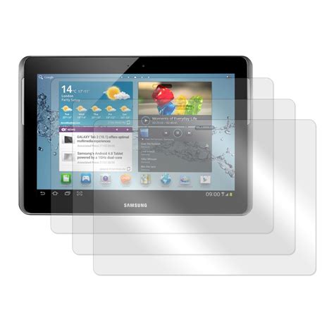 Screen Protector for Samsung Galaxy Tab 2 10.1" Tablet- Set of 3 ...