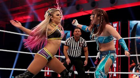 The Kabuki Warriors Vs Alexa Bliss And Nikki Cross Wwe Womens Tag