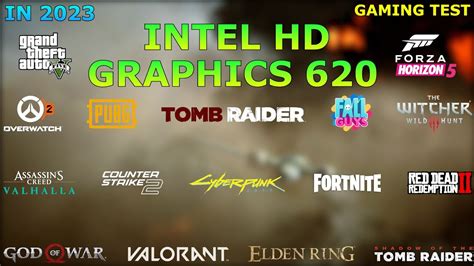 Intel Hd Graphics 620 Gaming Test 17 Games Tested In 2023 Youtube