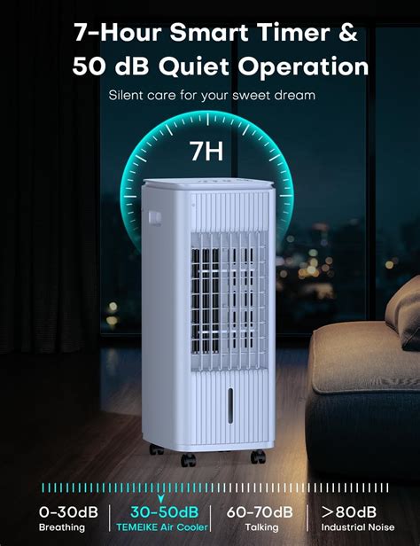 Evaporative Air Cooler Temeike 3 In 1 Portable Air Conditioners Wrem · Discount Bros