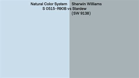 Natural Color System S 0515 R90b Vs Sherwin Williams Stardew Sw 9138