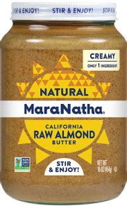 Raw Creamy Almond Butter Maranatha Nut Butters