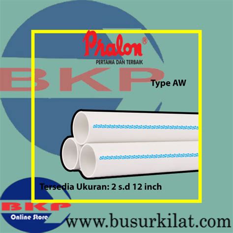 Pipa 34 Inch Pvc Pralon Aw Putih Pipa Pvc Pralon Pipa Paralon