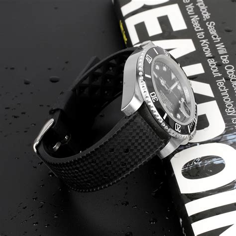 Retro Tropic Skin Diver Style Diver Strap 20mm 22mm Breathable