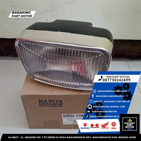 Jual Paket Reflektor Lampu Depan Rx King New Breket Fitting Lampu