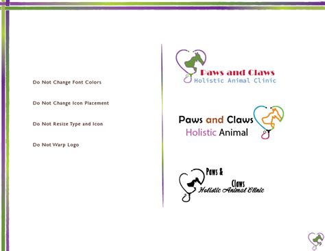 Mohala Johnson Paws And Claws Brand Identity