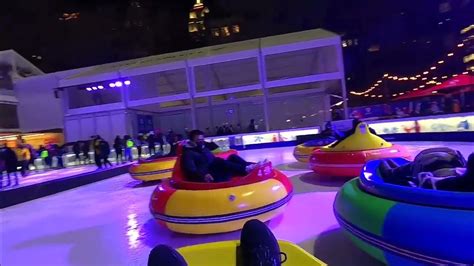 Ice Bumper Cars Bryant Park Nyc Driving With Sight Loss Youtube