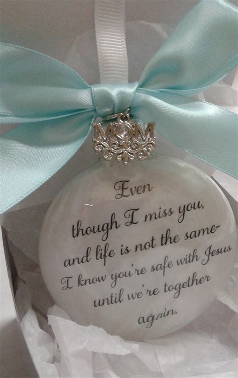 Mother Memorial Ornament in Memory Sympathy Gift Mom in Heaven - Etsy