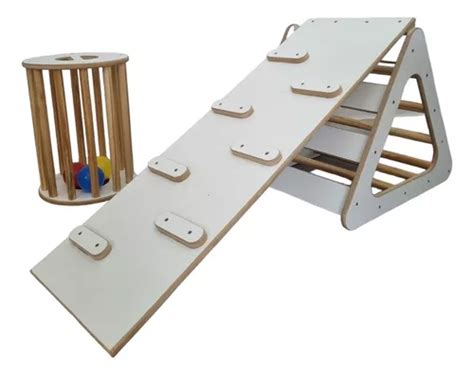 Triangulo Trepador Montessori Con Rampa Waldorf Pikler Env O Gratis