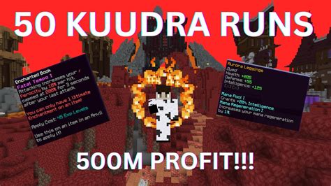 I Did 50 Kuudra Runs Hypixel Skyblock YouTube