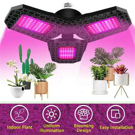 100w Led Grow Light Strip Full Spectrum Auto On And Off Timer For Indoor Plant Veg Hydroponics