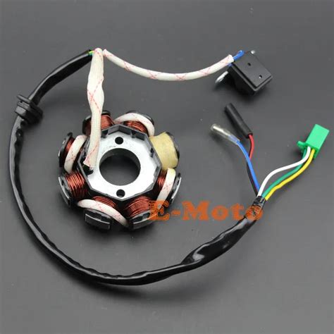 8 Pole Magneto Stator Charging Alternator Coil GY6 125cc 150cc PIT Quad