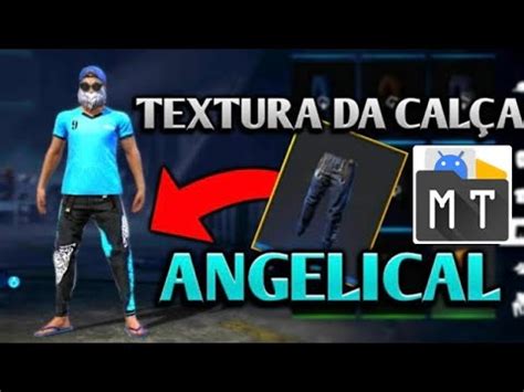 SAIU TEXTURA DA CALÇA ANGELICAL ATUALIZADA 2023 TEXTURA FREE FIRE