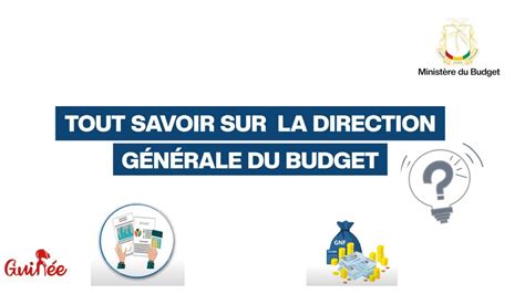 Tout Savoir Sur La Direction Générale du Budget YouTube