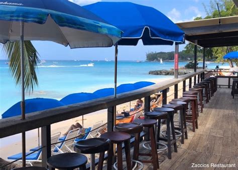 Zaccios Beach Bar, Holetown | Barbados casual dining | west coast