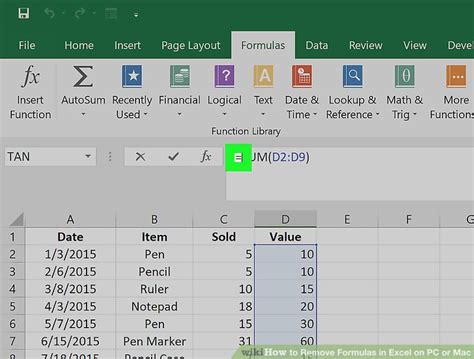 Easy Ways To Remove Formulas In Excel On Pc Or Mac 5 Steps