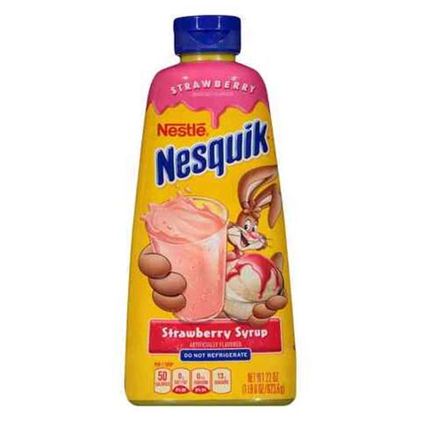 Nesquik Strawberry Syrup Nutrition Facts Besto Blog