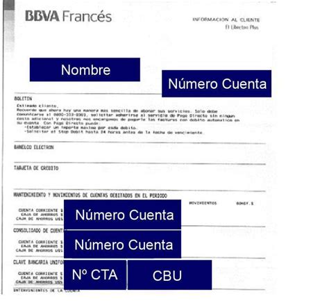 Cuál es el número de cuenta para recibir depósitos en BBVA