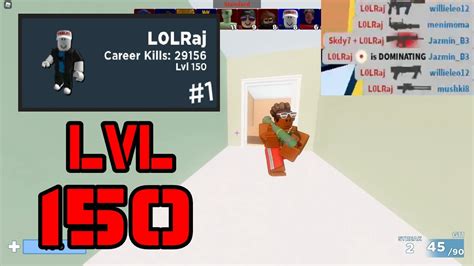 Lvl Arsenal Montage Roblox Youtube