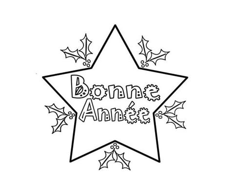 Coloriage Bonne Ann E Toile T L Charger Et Imprimer Gratuit Sur