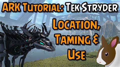 How To Tame Use A Tek Stryder In Ark Survival Evolved Pc Ps