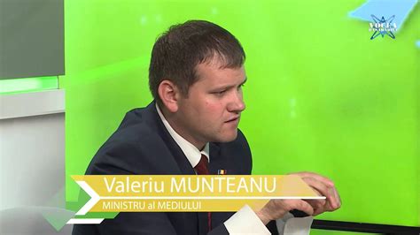 Emisiunea Eco Monitor Cu Ministrul Mediului Valeriu Munteanu Youtube