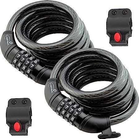 Amazon Lumintrail Combination Bike Lock Cable 4ft Bike Locks