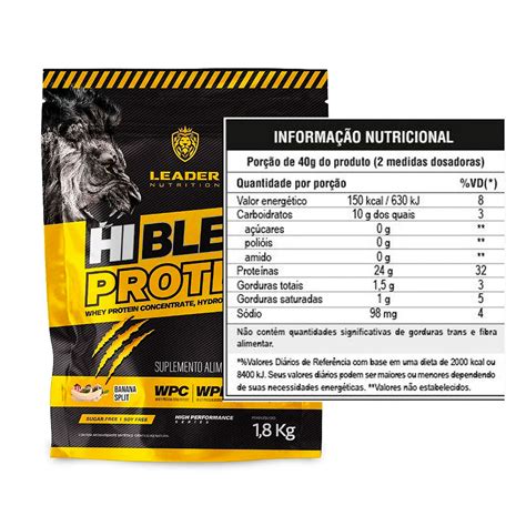 HI BLEND PROTEIN LEADER NUTRITION 1 8KG Ninja Suplementos Curitiba