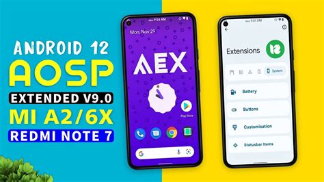 Android Aosp Extended V For Mi A X Redmi Note Aex