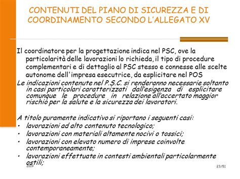 I Contenuti Minimi Del PSC PSS POS Ppt Scaricare