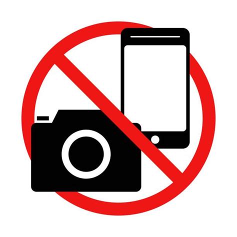 No Taking Pictures Or No Recording Sign Taking Pictures Gold