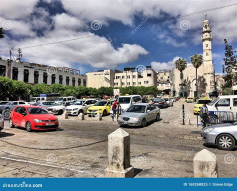 A View Of Manger Square In Bethlehem Editorial Image Image Of