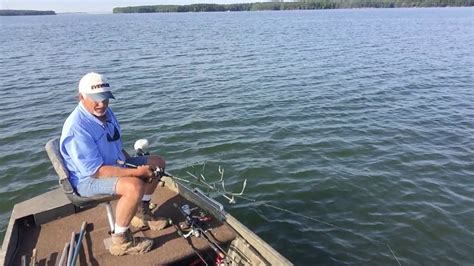 The Old Fisherman Catching Fish And Talking About His Best Friends