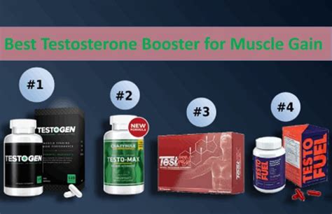 Potent Testosterone Booster For Muscle Gain Top 4 List 2019