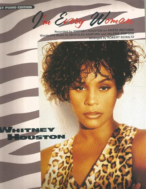 Im Every Woman Whitney Houston Easy Piano Sheet Music