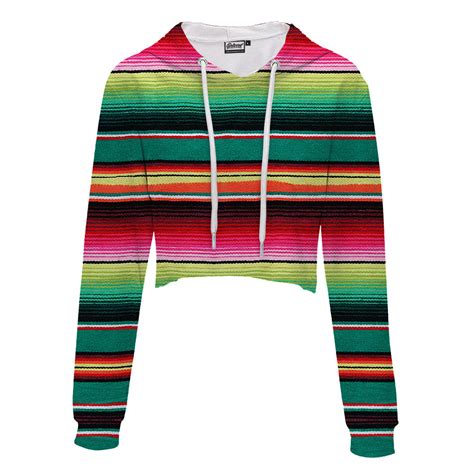 Serape Crop Hoodie Beloved Shirts