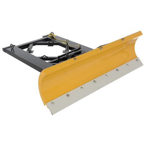 Steel Snow Plow Blade Fork Mounted 6 Ft Wide 7 12 In Max Fork Width