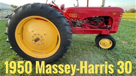 Sold 1950 Massey Harris 30 Youtube