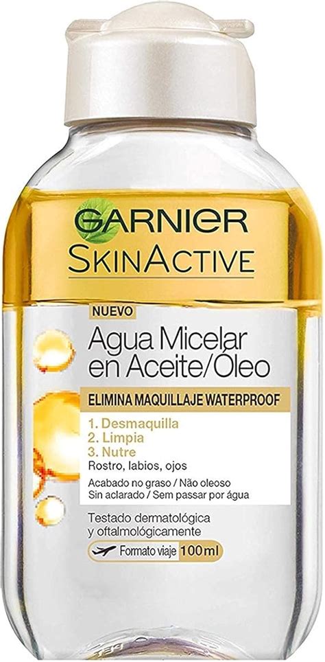 Garnier Skin Naturals Face Agua Micelar Desmaquillante Bifasica Con