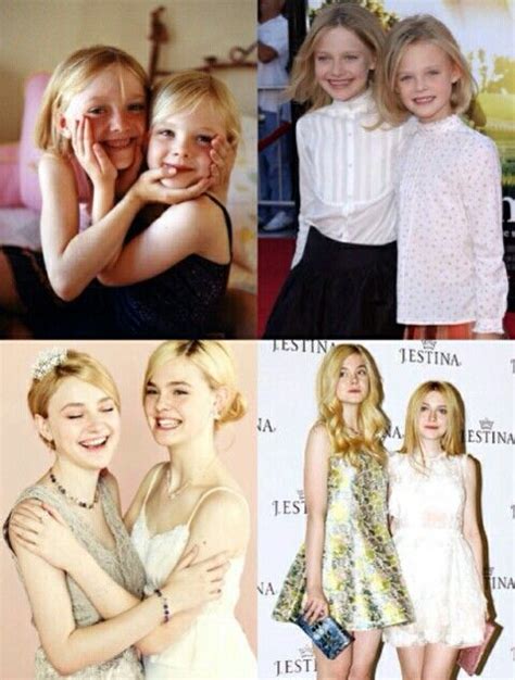 Dakota And Elle Fanning Then And Now Dakota And Elle Fanning Elle