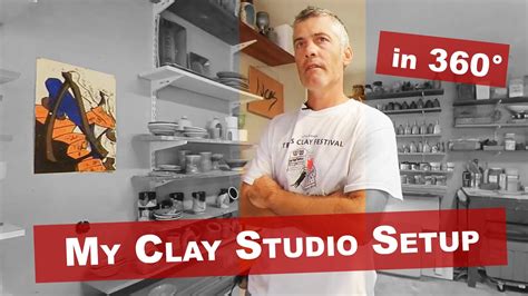 Home Studio Tour Inside My Garage Pottery Studio Youtube